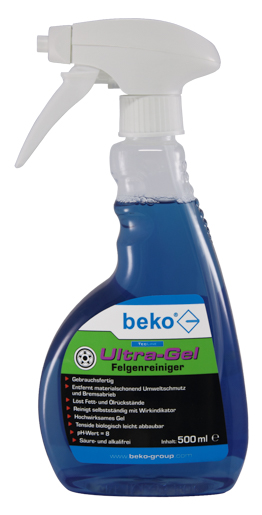 Beko TecLine Ultra-Gel Felgenrein. 0,5 l Sprühflasche 299430500